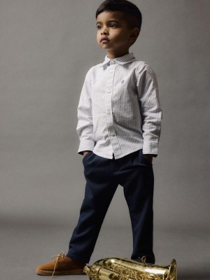 NAME IT MINI NMMROBINO SWEAT PANT UNB Dark Sapphire | Freewear NMMROBINO SWEAT PANT UNB - www.freewear.nl - Freewear