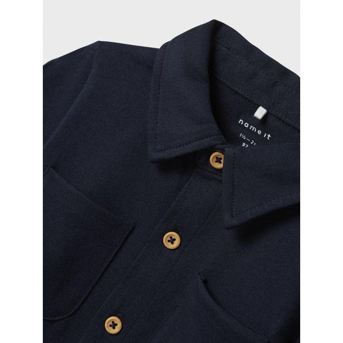 NAME IT MINI NMMRONALD LS JERSEY SHIRT Dark Sapphire | Freewear NMMRONALD LS JERSEY SHIRT - www.freewear.nl - Freewear
