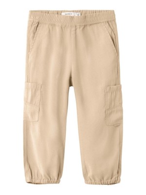 NAME IT MINI NMFBELLA ROUND TWILL PANT 9347-BU N: Safari | Freewear NMFBELLA ROUND TWILL PANT 9347-BU N: - www.freewear.nl - Freewear