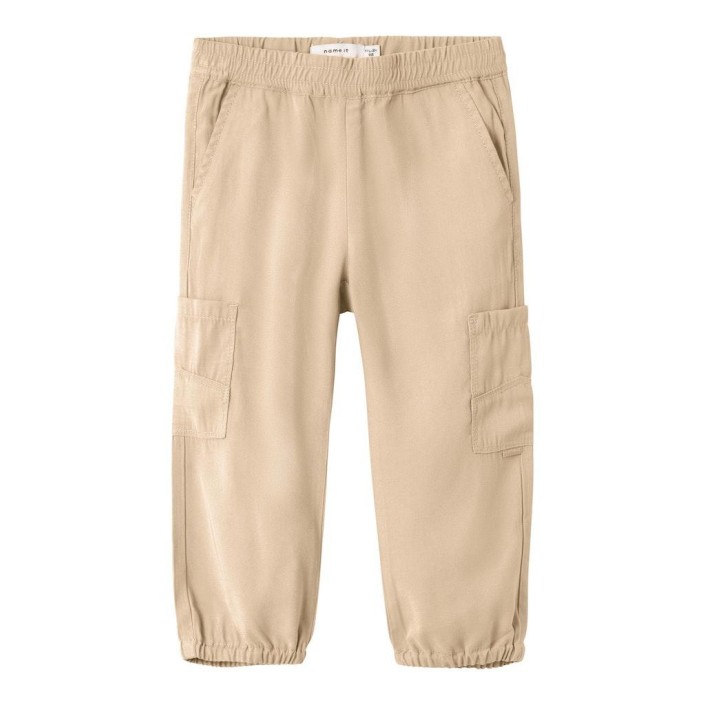 NAME IT MINI NMFBELLA ROUND TWILL PANT 9347-BU N: Safari | Freewear NMFBELLA ROUND TWILL PANT 9347-BU N: - www.freewear.nl - Freewear