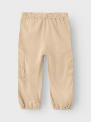 NAME IT MINI NMFBELLA ROUND TWILL PANT 9347-BU N: Safari | Freewear NMFBELLA ROUND TWILL PANT 9347-BU N: - www.freewear.nl - Freewear