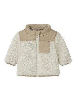 Name It NBNMOSIE TEDDY JACKET1 Whitecap Gray | Freewear NBNMOSIE TEDDY JACKET1 - www.freewear.nl - Freewear