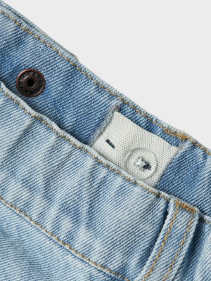 NAME IT KIDS NKMRYAN ST DNM L SHORTS 4525-IM F Light Blue Denim | Freewear NKMRYAN ST DNM L SHORTS 4525-IM F - www.freewear.nl - Freewear