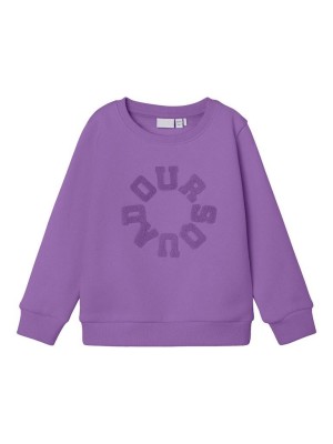 NAME IT MINI NMFODESSA LS SWEAT BRU Amethyst Orchid | Freewear