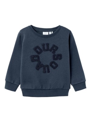 NAME IT MINI NMFODESSA LS SWEAT BRU India Ink | Freewear