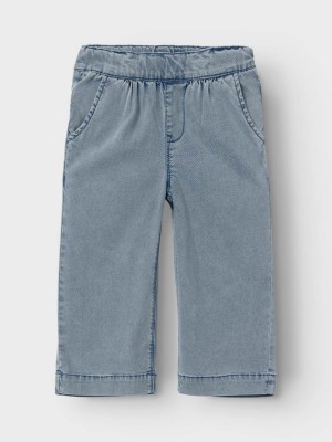 NAME IT MINI NMFBELLA WIDE JEANS 1544-YB F Light Blue Denim | Freewear NMFBELLA WIDE JEANS 1544-YB F - www.freewear.nl - Freewear