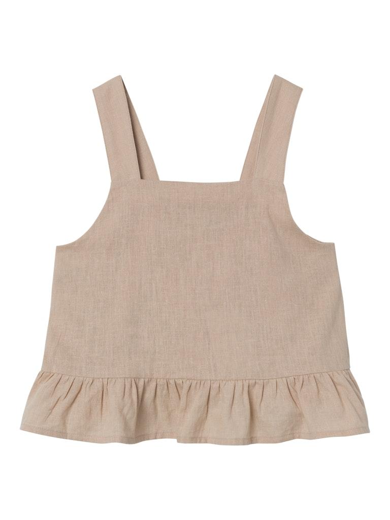 Name It Nkffalinnen Strap Top Noos
