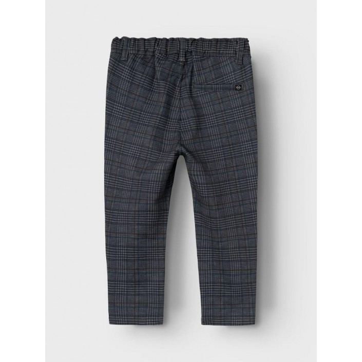 NAME IT MINI NMMSILAS COMFORT PANT 1152-GS F Dark Grey/CHECKS | Freewear NMMSILAS COMFORT PANT 1152-GS F - www.freewear.nl - Freewear