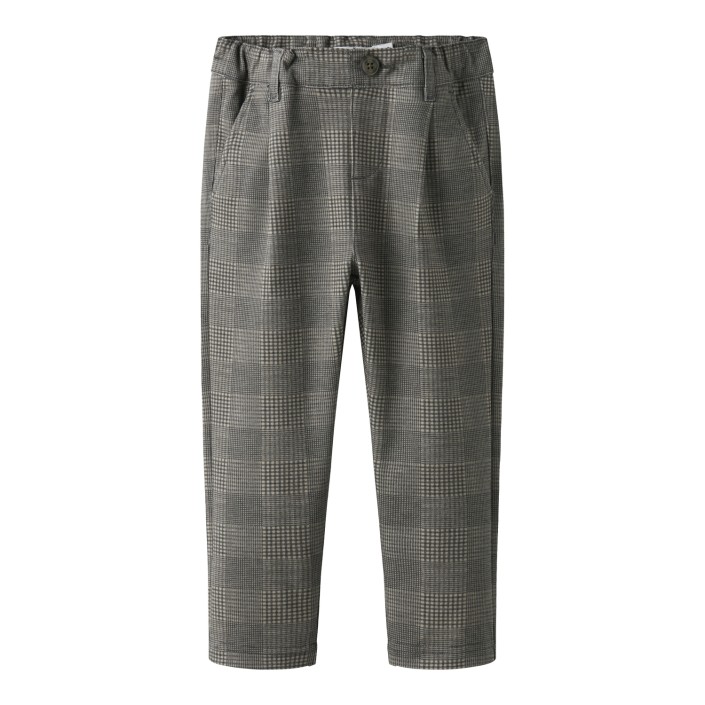 NAME IT MINI NMMSILAS COMFORT PANT 1152-GS F Black/CHECKS | Freewear NMMSILAS COMFORT PANT 1152-GS F - www.freewear.nl - Freewear