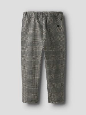 NAME IT MINI NMMSILAS COMFORT PANT 1152-GS F Black/CHECKS | Freewear NMMSILAS COMFORT PANT 1152-GS F - www.freewear.nl - Freewear
