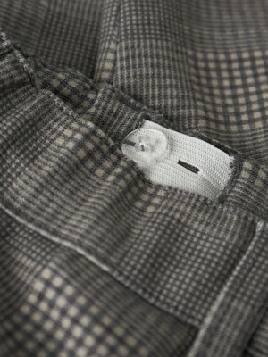 NAME IT MINI NMMSILAS COMFORT PANT 1152-GS F Black/CHECKS | Freewear NMMSILAS COMFORT PANT 1152-GS F - www.freewear.nl - Freewear