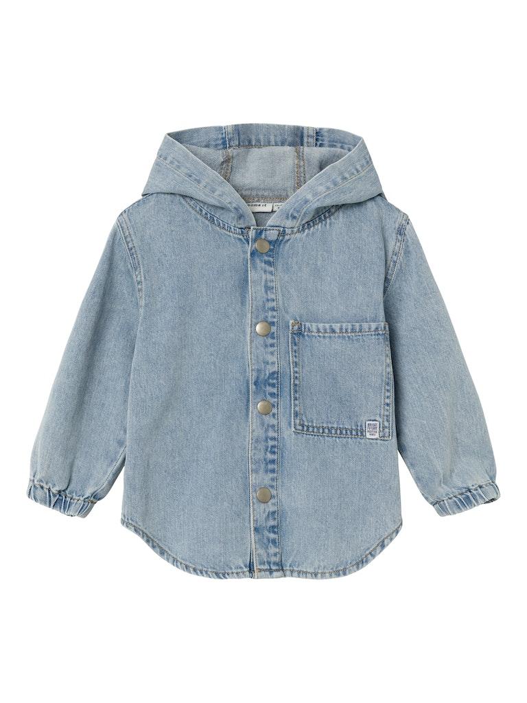 Name It Nmmbo Os Dnm Ls Shirt W Hood 5490-o: