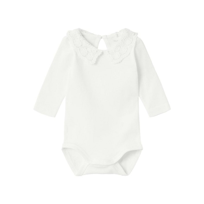 Name It NBFFEGONIA LS BODY Bright White | Freewear NBFFEGONIA LS BODY - www.freewear.nl - Freewear