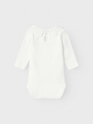 Name It NBFFEGONIA LS BODY Bright White | Freewear NBFFEGONIA LS BODY - www.freewear.nl - Freewear