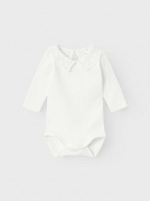 Name It NBFFEGONIA LS BODY Bright White | Freewear NBFFEGONIA LS BODY - www.freewear.nl - Freewear