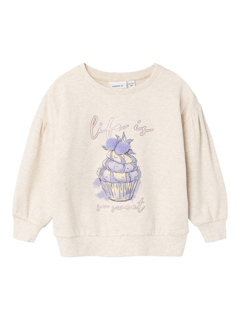 Name It - Sweater - Peyote Melange - Maat 104