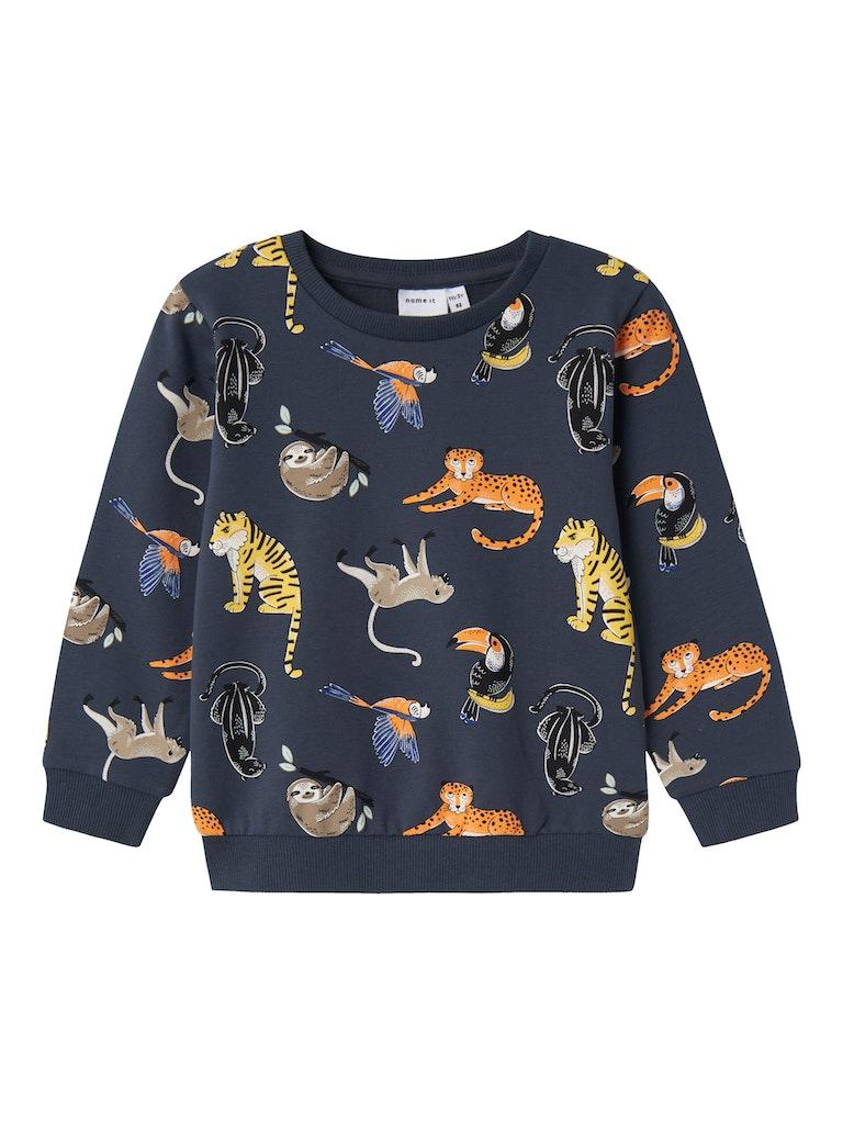 Name it Sweater jungle india ink - NMMDITMAR - Maat 104