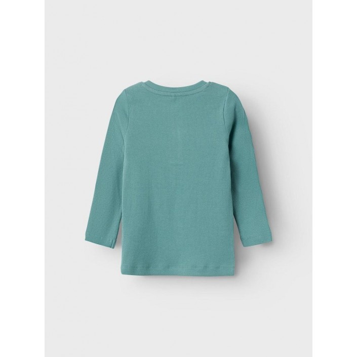 NAME IT MINI NMMDULLER LS TOP Mineral Blue | Freewear NMMDULLER LS TOP - www.freewear.nl - Freewear