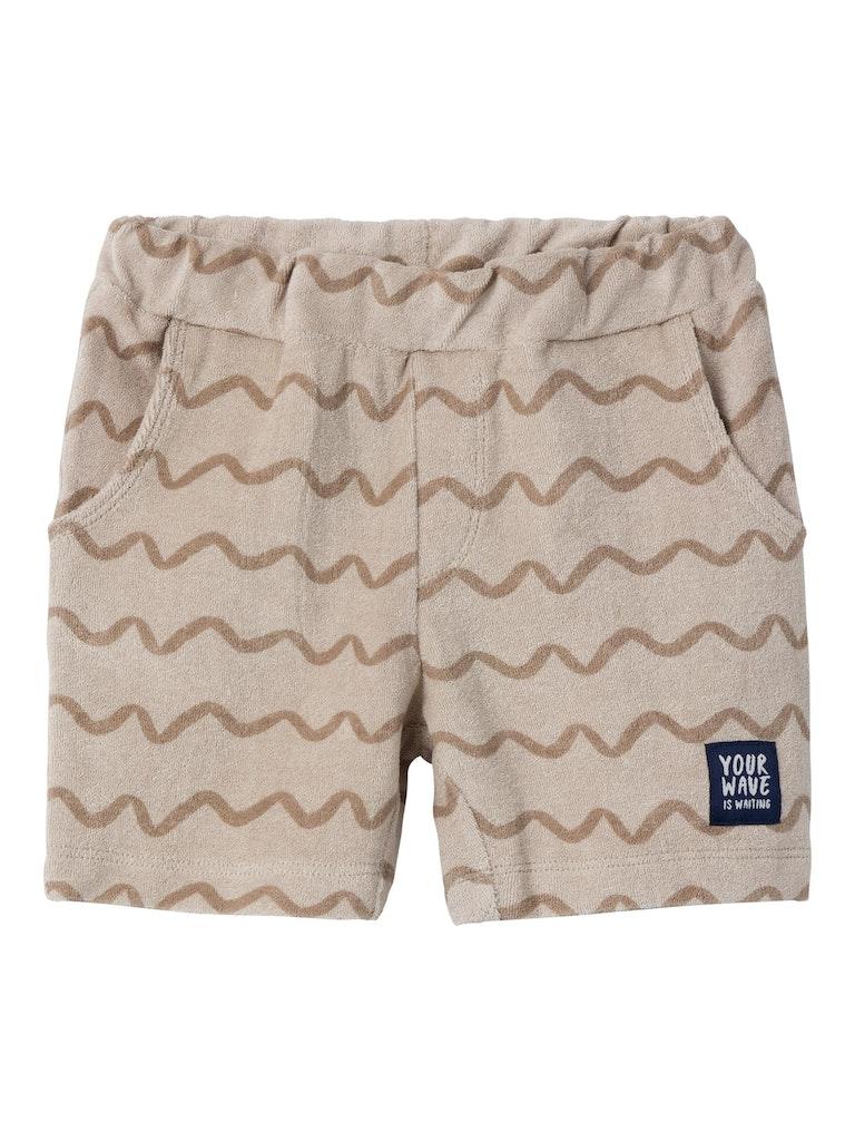 Name it bermuda jongens - beige - NMMfelo - maat 80