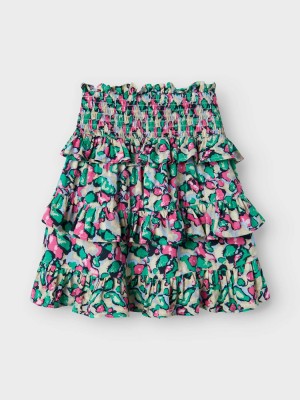NAME IT KIDS NKFDERMI SKIRT Navy Blazer/ARCDIAN GREEN | Freewear NKFDERMI SKIRT - www.freewear.nl - Freewear