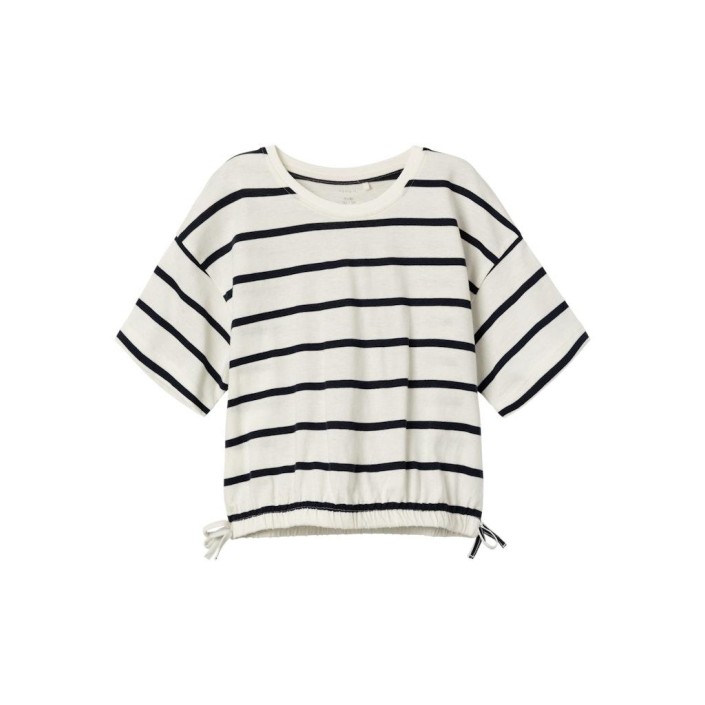 NAME IT KIDS NKFFUNION SS CROPPED BOXY TOP Jet Stream/DARK SAPPHIRE | Freewear NKFFUNION SS CROPPED BOXY TOP - www.freewear.nl - Freewear