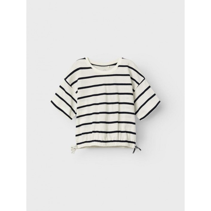 NAME IT KIDS NKFFUNION SS CROPPED BOXY TOP Jet Stream/DARK SAPPHIRE | Freewear NKFFUNION SS CROPPED BOXY TOP - www.freewear.nl - Freewear