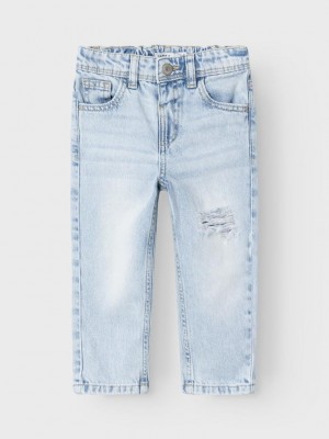 NAME IT MINI NMMSILAS TAPERED JEANS 5790-BE H Light Blue Denim | Freewear NMMSILAS TAPERED JEANS 5790-BE H - www.freewear.nl - Freewear