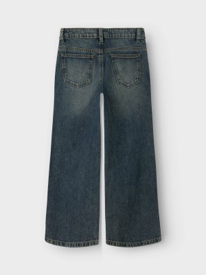 NAME IT KIDS NKFROSE WIDE JEANS 5529-BE NOOS Vintage Dark Blue Denim | Freewear NKFROSE WIDE JEANS 5529-BE NOOS - www.freewear.nl - Freewear