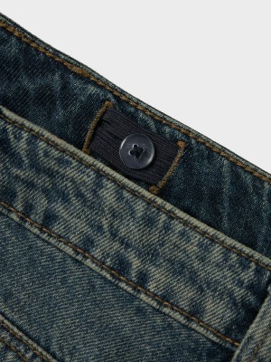 NAME IT KIDS NKFROSE WIDE JEANS 5529-BE NOOS Vintage Dark Blue Denim | Freewear NKFROSE WIDE JEANS 5529-BE NOOS - www.freewear.nl - Freewear