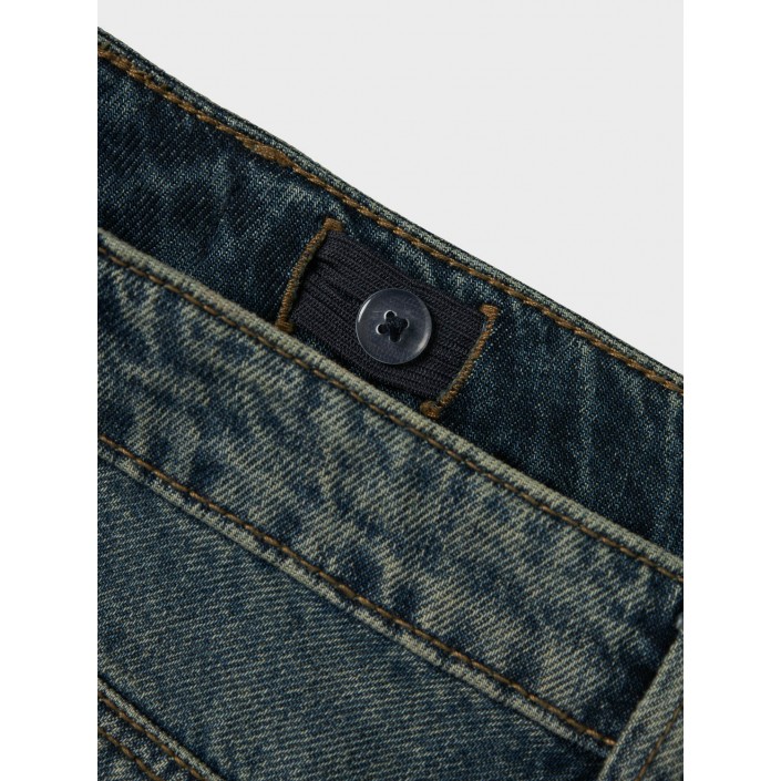 NAME IT KIDS NKFROSE WIDE JEANS 5529-BE NOOS Vintage Dark Blue Denim | Freewear NKFROSE WIDE JEANS 5529-BE NOOS - www.freewear.nl - Freewear