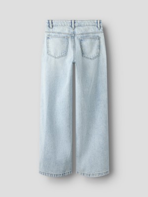 NAME IT KIDS NKFROSE WIDE JEANS 5529-BE NOOS Light Blue Denim | Freewear NKFROSE WIDE JEANS 5529-BE NOOS - www.freewear.nl - Freewear