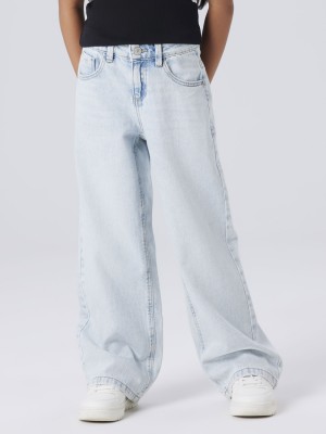 NAME IT KIDS NKFROSE WIDE JEANS 5529-BE NOOS Light Blue Denim | Freewear NKFROSE WIDE JEANS 5529-BE NOOS - www.freewear.nl - Freewear