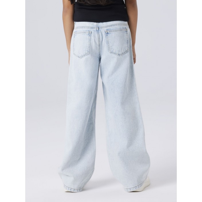 NAME IT KIDS NKFROSE WIDE JEANS 5529-BE NOOS Light Blue Denim | Freewear NKFROSE WIDE JEANS 5529-BE NOOS - www.freewear.nl - Freewear