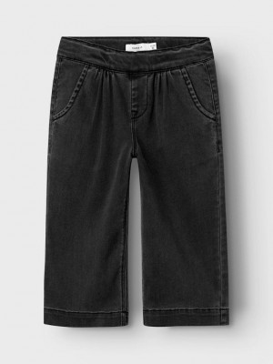 NAME IT MINI NMFBELLA WIDE JEANS 6485-TO NOOS Black Denim | Freewear NMFBELLA WIDE JEANS 6485-TO NOOS - www.freewear.nl - Freewear