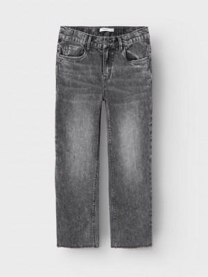 NAME IT KIDS NKFROSE WIDE JEANS 9417-TK NOOS Dark Grey Denim | Freewear NKFROSE WIDE JEANS 9417-TK NOOS - www.freewear.nl - Freewear