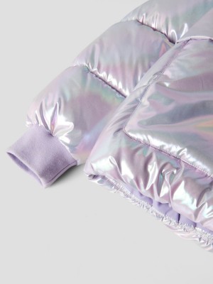 NAME IT KIDS NKFMALAN PUFFER JACKET FOIL Pastel Lilac | Freewear NKFMALAN PUFFER JACKET FOIL - www.freewear.nl - Freewear