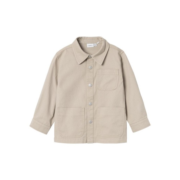 NAME IT MINI NMMLUNE LS OVERSHIRT Pure Cashmere | Freewear NMMLUNE LS OVERSHIRT - www.freewear.nl - Freewear