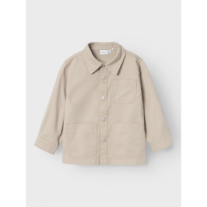 NAME IT MINI NMMLUNE LS OVERSHIRT Pure Cashmere | Freewear NMMLUNE LS OVERSHIRT - www.freewear.nl - Freewear