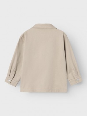 NAME IT MINI NMMLUNE LS OVERSHIRT Pure Cashmere | Freewear NMMLUNE LS OVERSHIRT - www.freewear.nl - Freewear