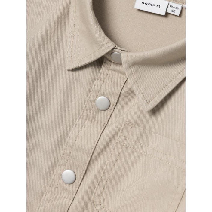 NAME IT MINI NMMLUNE LS OVERSHIRT Pure Cashmere | Freewear NMMLUNE LS OVERSHIRT - www.freewear.nl - Freewear