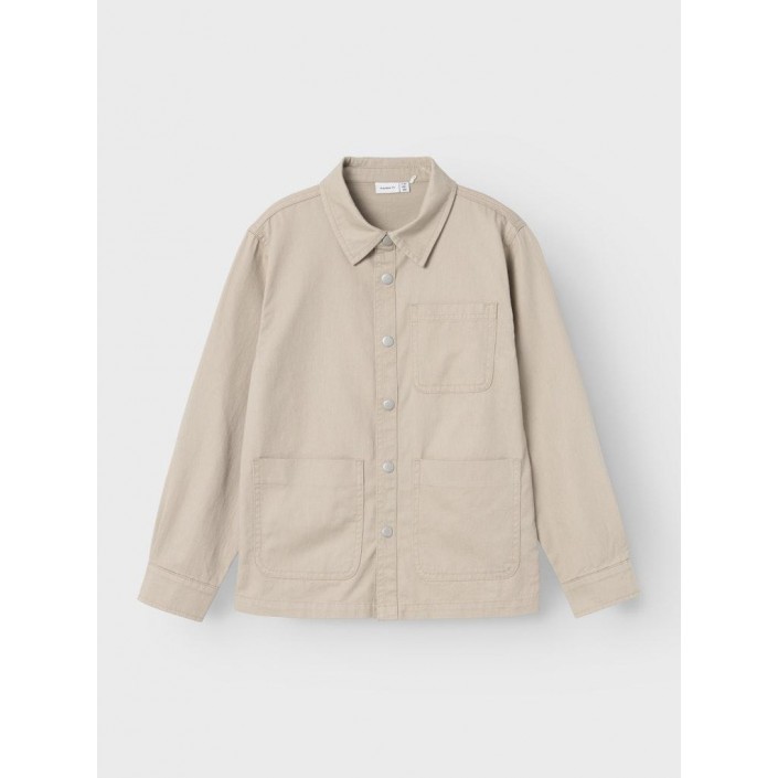 NAME IT KIDS NKMLUNE LS OVERSHIRT Pure Cashmere | Freewear NKMLUNE LS OVERSHIRT - www.freewear.nl - Freewear