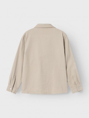 NAME IT KIDS NKMLUNE LS OVERSHIRT Pure Cashmere | Freewear NKMLUNE LS OVERSHIRT - www.freewear.nl - Freewear