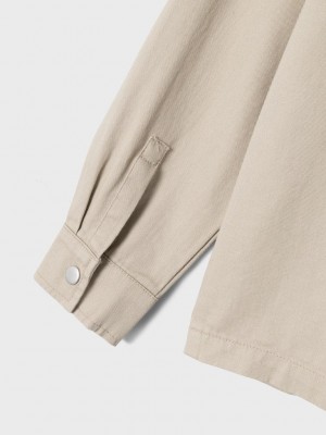 NAME IT KIDS NKMLUNE LS OVERSHIRT Pure Cashmere | Freewear NKMLUNE LS OVERSHIRT - www.freewear.nl - Freewear