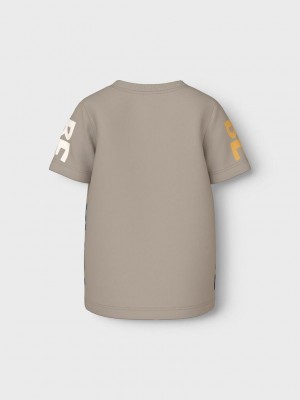 NAME IT MINI NMMLOPPI SS TOP Pure Cashmere | Freewear NMMLOPPI SS TOP - www.freewear.nl - Freewear