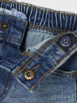 NAME IT MINI NMMSILAS TAPERED JEANS 6345-DM N Medium Blue Denim | Freewear NMMSILAS TAPERED JEANS 6345-DM N - www.freewear.nl - Freewear
