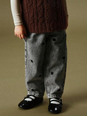 NAME IT MINI NMFBELLA MOM EMB JEANS 3285-BE NOOS Medium Grey Denim/STARS | Freewear NMFBELLA MOM EMB JEANS 3285-BE NOOS - www.freewear.nl - Freewear