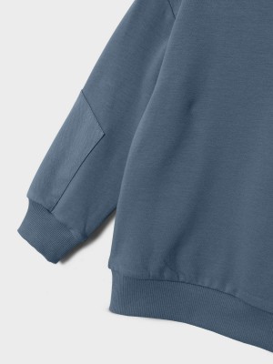 NAME IT MINI NMMNEIL NREG SWEAT BRU Bering Sea | Freewear NMMNEIL NREG SWEAT BRU - www.freewear.nl - Freewear