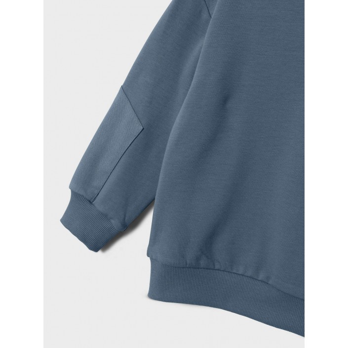 NAME IT MINI NMMNEIL NREG SWEAT BRU Bering Sea | Freewear NMMNEIL NREG SWEAT BRU - www.freewear.nl - Freewear