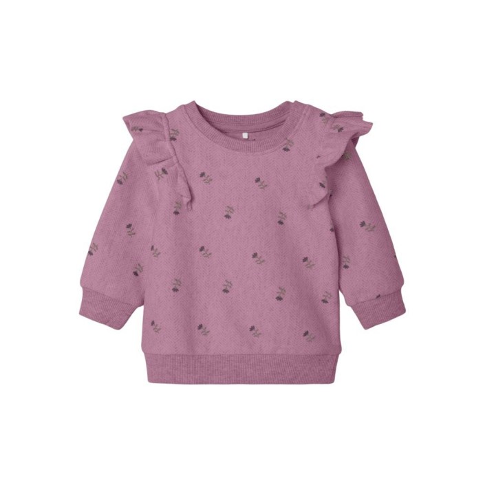 Name It NBFONULLA LS O NECK Mauve Orchid | Freewear NBFONULLA LS O NECK - www.freewear.nl - Freewear