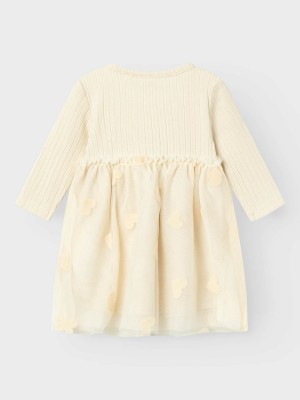 Name It NBFNAJAS LS DRESS Summer Sand | Freewear NBFNAJAS LS DRESS - www.freewear.nl - Freewear